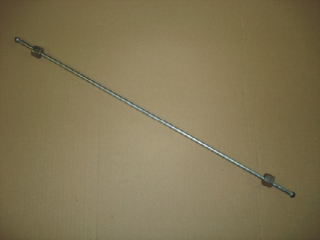 Trubka vstřikovací rovná T148 - 52cm - klíč 17+17